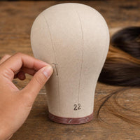 Canvas Mannequin Head for Wig Display and Styling