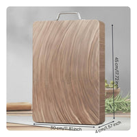 Thickened Ironwood Cutting Board, Hardwood Chopping Board, Rectangular, Home Use