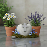 Pet Remembrance Garden Statue Outdoor Use Dog Memorial Headstone