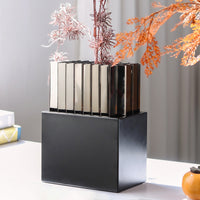 Modern Minimalist Art Grid Flower Vase Ornament