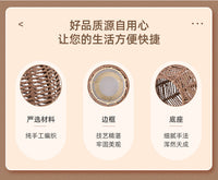 仿藤编灯罩创意复古手工编织灯具灯饰餐厅火锅店饭店民宿吊灯装饰