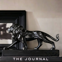 Italian Vintage Style Lion Sculpture Desk Decor for Home and Office