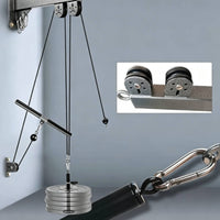 Wall Mounted Cable Pulley System Full Body Exercise for Bodybuilders