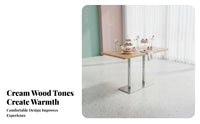Creamy Aesthetic Upholstered Booth Bench Comfortable Upholstery Upholstered Dining Banquette High-Density Foam Cushion Minimalist Restaurant Furniture Sturdy Construction for Interior Designers, Business Owners, Dessert Shop, Cafe, Living Room, Office