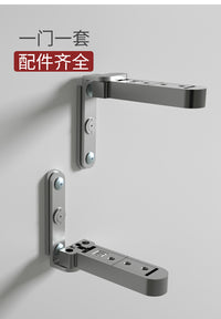 Invisible Door Hinge 3D Adjustable Heavy-Duty Concealed Hinge for Wooden Doors, Pivot Hinge