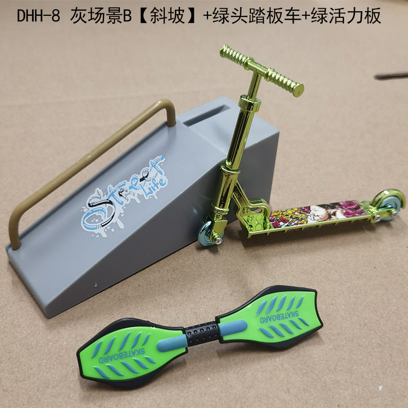 Green / Dhh-8 Gray Scene