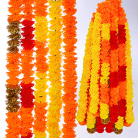 Marigold Flower Ball Garland Decoration for Day of the Dead and Halloween