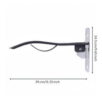 Wall-Mounted Saddle Rack Black Foldable Saddle Rack Easy to Install Stable Storage
