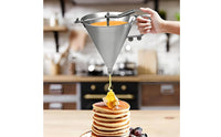 Rust Resistant Pastry Tool Batter Dispenser with Stand Stainless Steel Batter Dispenser for Kitchen