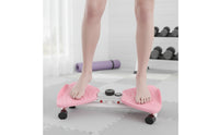 Textured Twisting Board with Digital Display Portable Waist Rotator with Digital Counter Compact Fitness Equipment Low-Profile for Home Gym