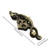 Antique Bronze Drawer Pull, European Design Cabinet Handle, Sturdy Zinc Alloy, Decorative Furniture Hardware, closet, Cupboard, Closet