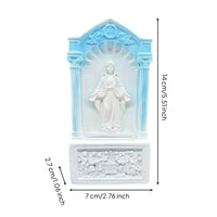 Altar Statue Embossed Relief Home Decor Decorative for Prayer Room