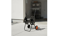 Hose Reel Cart with Crank Stable Hose Reel Cart with Handle Smooth for Yard