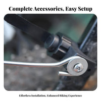 Folding Bike Mudguard Easy to Install Full Coverage Bike Fenders Cycle Mudguard Kit Lightweight Cycle Spray Guard
