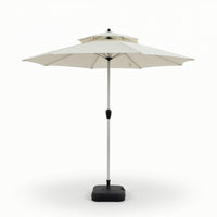 Patio Umbrella with Base Stable Double Top Patio Umbrella Windproof for Poolside