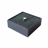 Bamboo Leaf Storage Box High End Look Decorative Lidded Box for Showroom