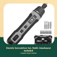 Cordless rechargeable electric screwdriver