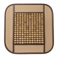 Wood Bead Car Seat Cushion for Summer Cooling, Universal Fit