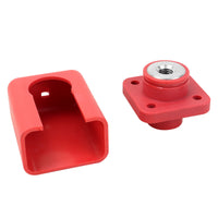 150A 200A Battery Wall-Mount Square Dual-Head Red and Black Terminal Copper Connector Kit