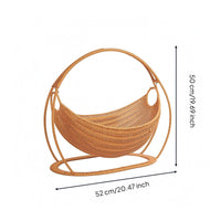 Cradle Basket Versatile Suspended Fruit Snack Basket Rustic Style