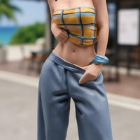 Hand Painted Miniature Figure Resin 1:18 Scale Lady Figure for Display Shelf