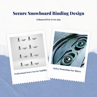 Ski Binding Mounting Screws, Universal 6mm, Stainless Steel