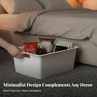 Underbed container with casters flat-design Design Household Storage adaptable