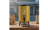 Stainless Steel Milk Tea Barrel High Capacity Insulated Beverage Dispenser Beverage Dispenser with Spigot Long-Lasting