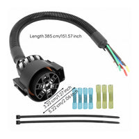 Color-Coded 7-7-Contact Hauling Wiring Harness Corrugated Tube Hauling Wiring Harness