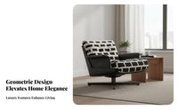 Upholstered Shell Chair Luxurious Design Indoor Seating Modern Design Retro Aesthetic for Adults, Living Room, Study