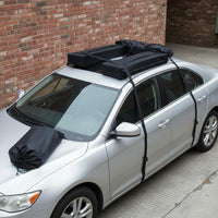 11 Pieces Anti-Slip Soft Roof Rack Pads Quick Release Buckles Surfboard Car Rack Easy Storage Kayak Roof Pads Space-Saving for Surfers, Kayakers, Skiers, Outdoor, Travel