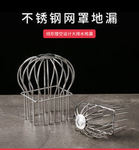 不锈钢别墅方形地漏雨水漏斗落水管下水管过滤网罩屋檐雨水槽檐沟