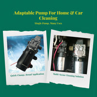 High Pressure Diaphragm Pump for Home & Car Cleaning