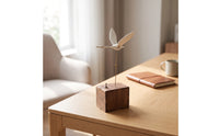 Wooden Swan Music Mechanicalup Musical Box with Flapping Feathers Handmade Swan Model for Art Collectors