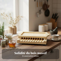 Wooden Rolling Board Makes Uniform Manual Herbal Creator