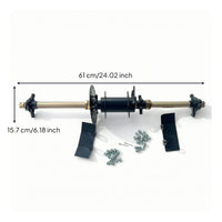 Rear Axle Assembly Kit Reinforced Go Karts Rear Axle Kit Complete for Builders, Mechanics
