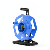 Cable Spool Holder Portable Cable Reel Sturdy Construction for Floor Placement, Hand-Held Use
