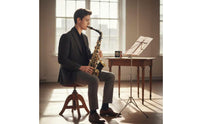 Easy to Play Black Alto Saxophone Shell Keys Eb Alto Sax Complete Accessory Set for Practice