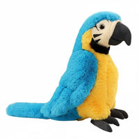 Birthday Gift Parrot Stuffed Toy Soft and Cute Stuffed Parrot Doll PP Cotton Filled for Playroom