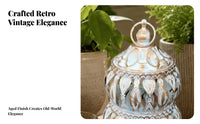 Decorative Iron Lantern Centerpiece Openwork Lantern Timeless Elegance