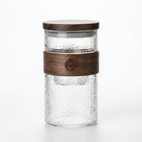 Japanese Style Glass Tea Cup with Infuser, 301-400ml