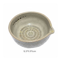 Garlic Grater Bowl Handmade Kitchenware Compact