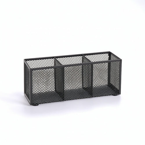 Desk Organizer with Compartments Practical Mesh Desk Organizer Multi-Function
