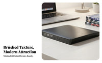 USB Drive Activity Light Slot-Load Drive Brushed Metal CD DVD Reader Writer