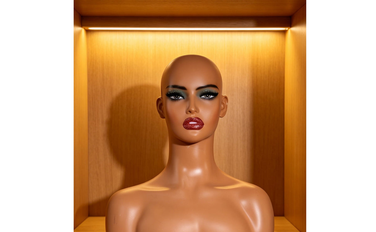 Hairpiece Display Head Display Mannequin Head Easy to Use for Salon Owners