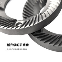 2片装60MM不锈钢咖啡研磨机刀盘研磨器刀片替换件