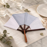 Five-Rib Hand Fan Wide Semicircle Cooling Accessory Easy to Use