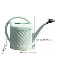 Long Spout Watering Can Spray Head Plastic Watering Can Wide Opening for Home