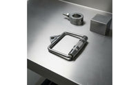 All Steel Gym Pulley Handle Heavy Duty Single D Handle Long-Lasting V Bar Attachment Polished Surface