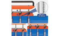 Portable Standing Seam Roofing Bender 6 Roller Bending Tool Large Radius Plate Bender for Roofers, Metalworkers, Construction Site, Workshop